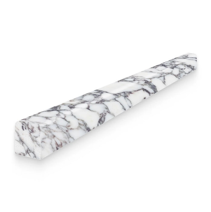 Full Liner Sample - Calacatta Viola Marble Pencil - 0.5" x 12" x 3/8" Honed