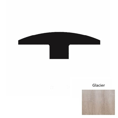 Designer Wood Glacier Hardwood Moulding / Trim Wire Brushed 1