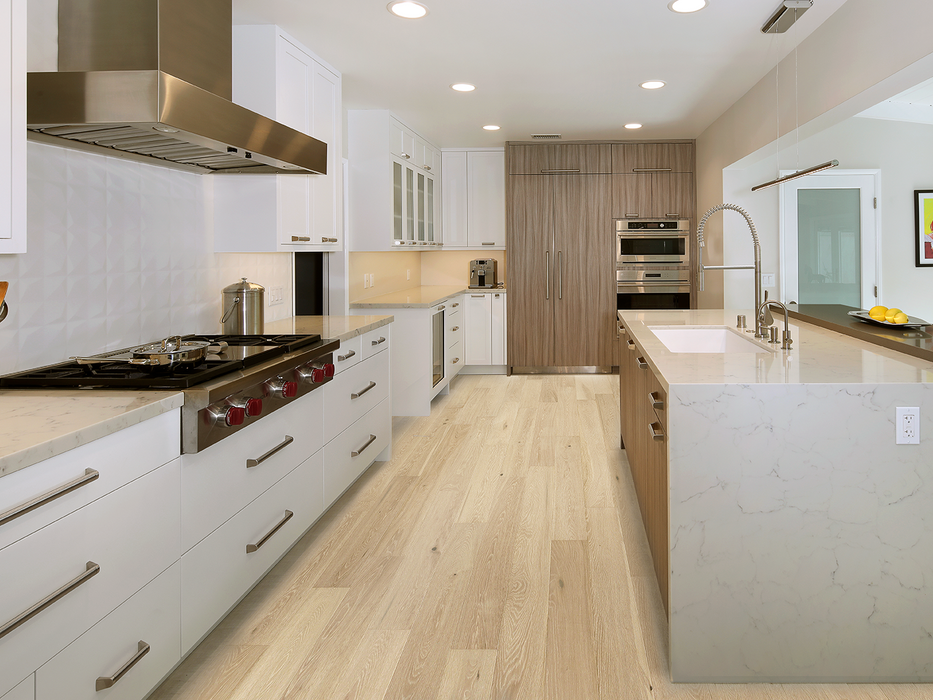 European White Oak Hardwood Voussoir Engineered Hardwood Ultra Matte Polyurethane 2