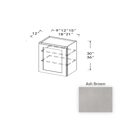 Sterfic SKU - VSB3621DR-ON. Oak. 36" x 34.5" Bathroom Vanity