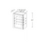 Sterfic SKU - VSB3621DR-ON. Oak. 36" x 34.5" Bathroom Vanity