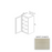 W0942 Wood White Shaker Wall Cabinet White Shaker 1