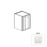 Framed Shaker Premium Wood Micro White Shaker Wall Cabinet Natural clear coat 1
