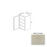 W1242 Wood White Shaker Wall Cabinet White Shaker 1
