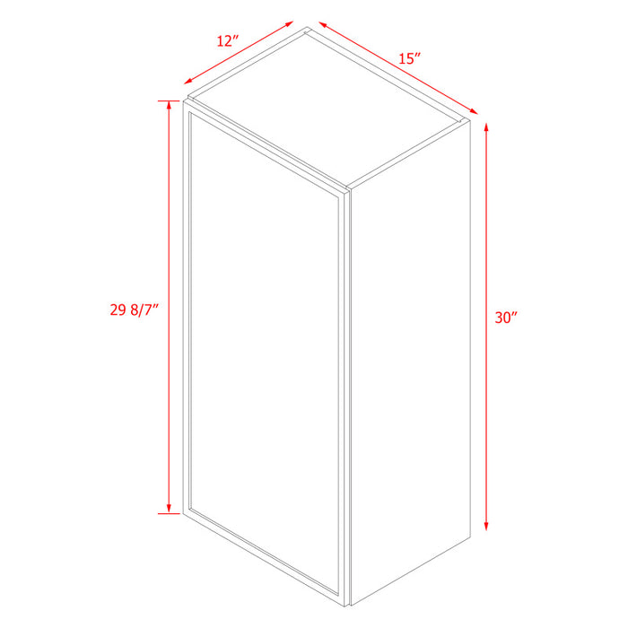Shady White Wood Wall Cabinet 4