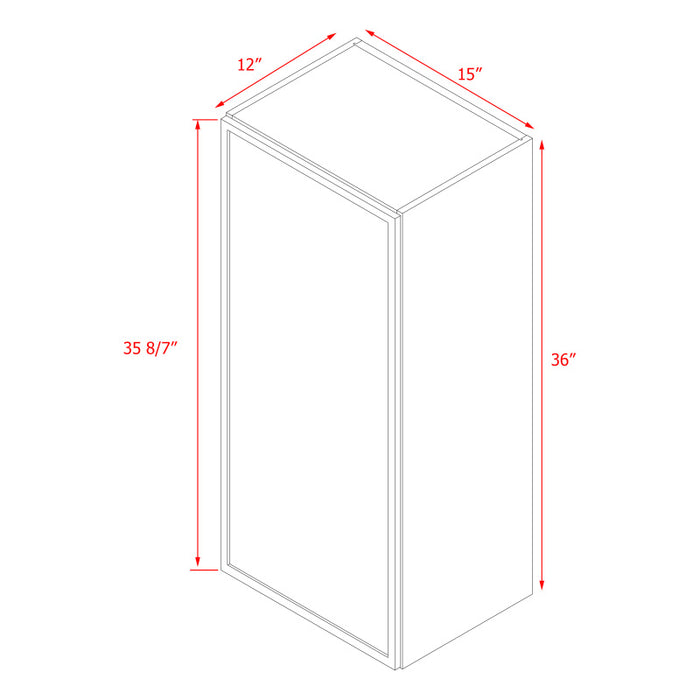 Shady White Wood Wall Cabinet 4