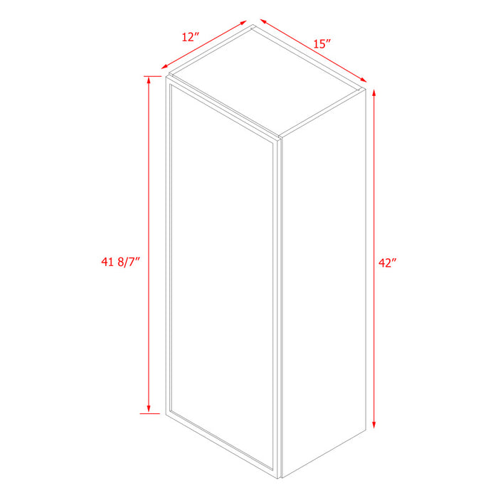 Shady White Wood Wall Cabinet 4