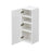 Shady White Wood Wall Cabinet 2