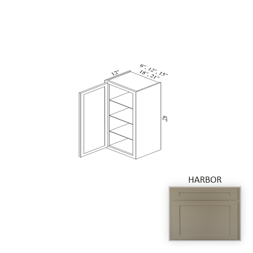 W1542 Wood Harbor Wall Cabinet Harbor 1