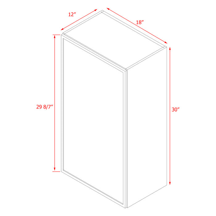 Shady White Wood Wall Cabinet 4