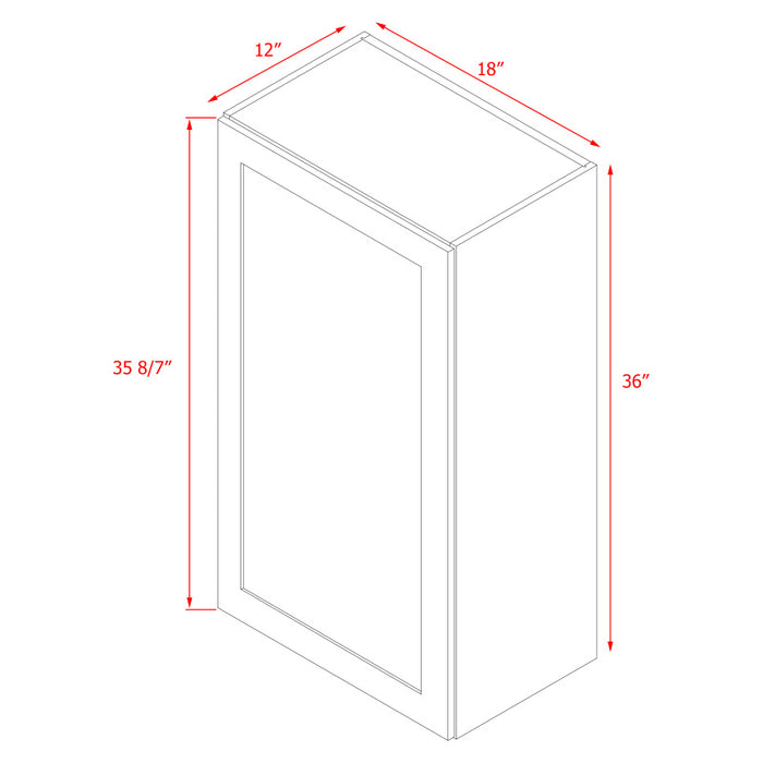 Mallorca Dolphin Gray Wood Wall Cabinet 4