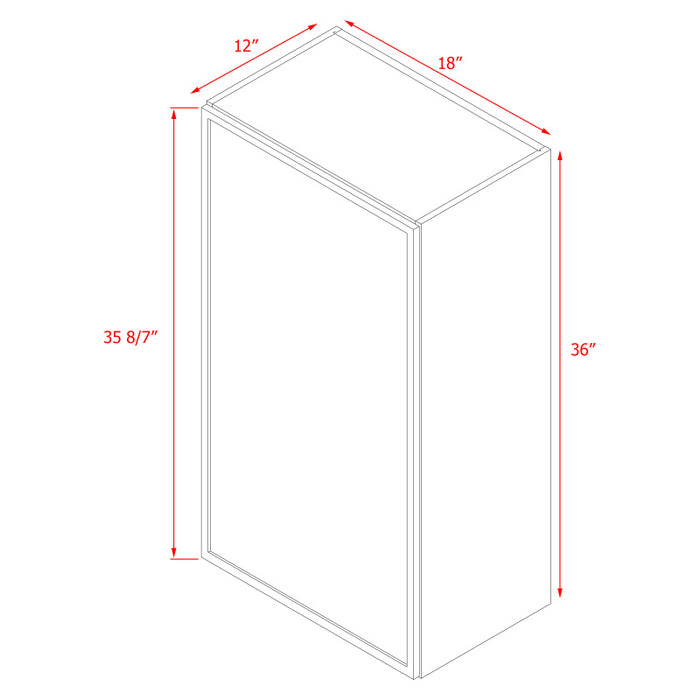 Shady White Wood Wall Cabinet 4
