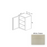 W1836 Wood White Shaker Wall Cabinet White Shaker 1