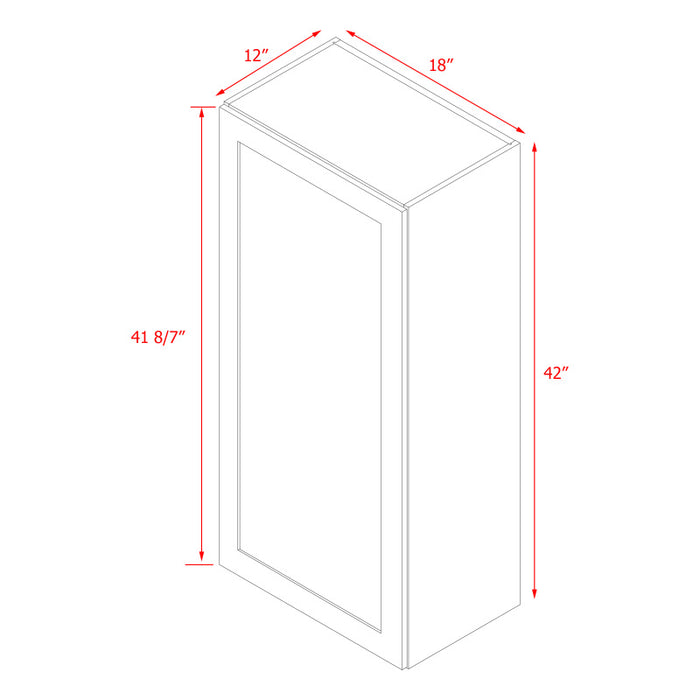 Mallorca White Wood Wall Cabinet 4
