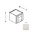 Framed Shaker Classic Wood Dove White Wall Cabinet Natural clear coat 1