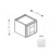 Framed Shaker Premium Wood Micro White Shaker Wall Cabinet Natural clear coat 1