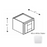 Framed Shaker Premium Wood Micro White Shaker Wall Cabinet Natural clear coat 1