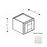 Framed Shaker Premium Wood White Shaker Wall Cabinet Natural clear coat 1