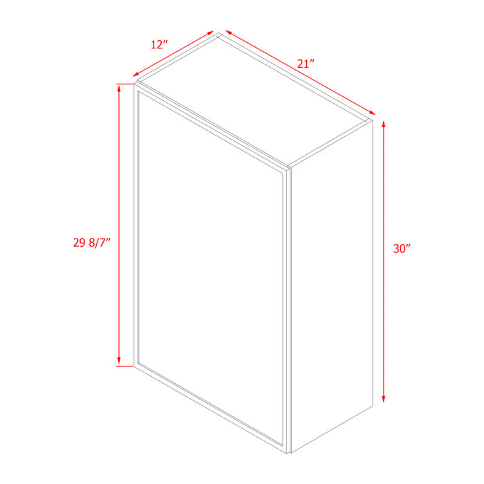 Shady White Wood Wall Cabinet 4
