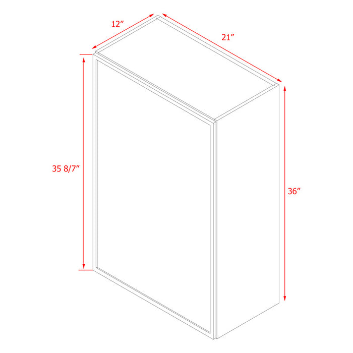 Shady White Wood Wall Cabinet 4