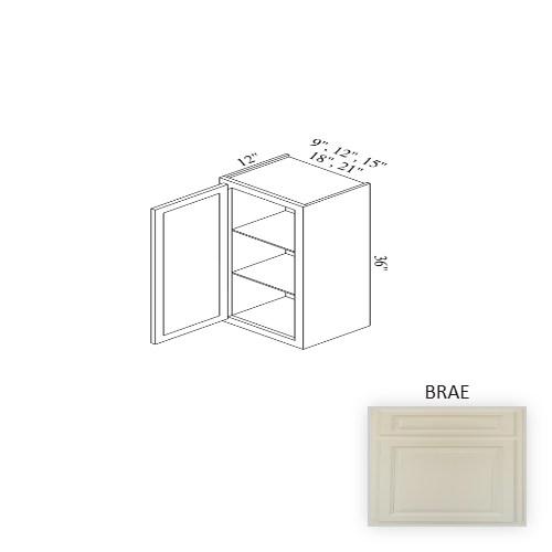 W2136 Wood Brae Wall Cabinet Brae 1
