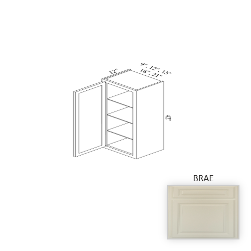 W2142 Wood Brae Wall Cabinet Brae 1
