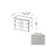 Sterfic SKU - VSB3621DR-ON. Oak. 36" x 34.5" Bathroom Vanity