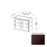Sterfic SKU - VSB3621DR-ON. Oak. 36" x 34.5" Bathroom Vanity