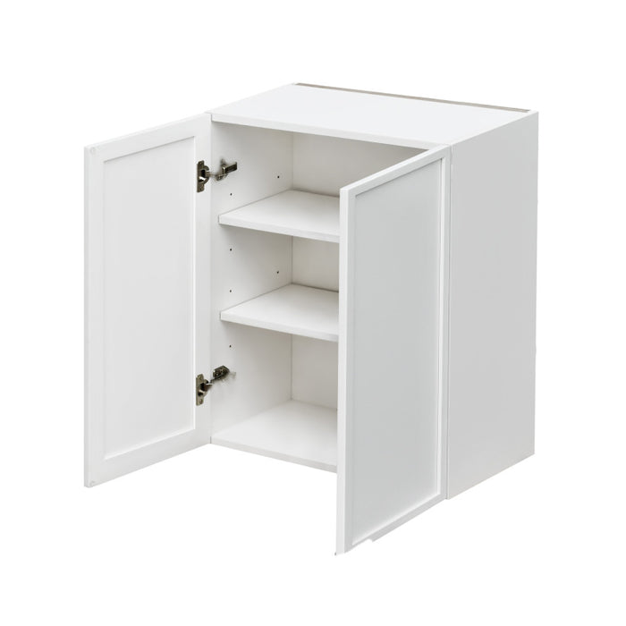 Shady White Wood Wall Cabinet 2
