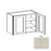 W2430 Wood Brae Wall Cabinet Brae 1