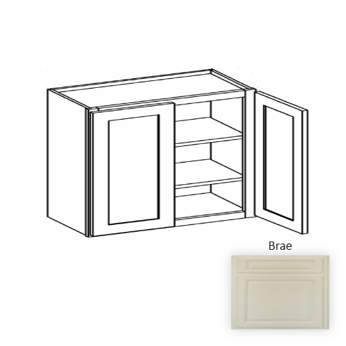 W2430 Wood Brae Wall Cabinet Brae 1