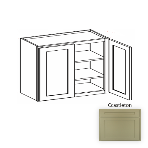 W2430 Wood Castleton Wall Cabinet Castleton 1