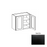 W2430 Wood Raven Wall Cabinet Raven 1