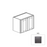 Framed Shaker Deluxe Wood Modern Slate Wall Cabinet Natural clear coat 1