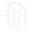 Mallorca Dolphin Gray Wood Wall Cabinet 4