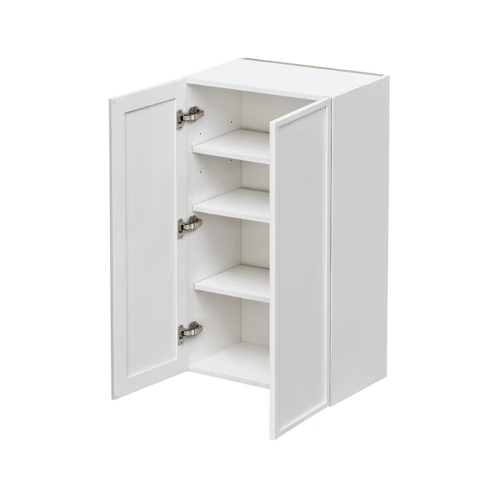 Shady White Wood Wall Cabinet 2