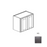 Framed Shaker Deluxe Wood Modern Slate Wall Cabinet Natural clear coat 1