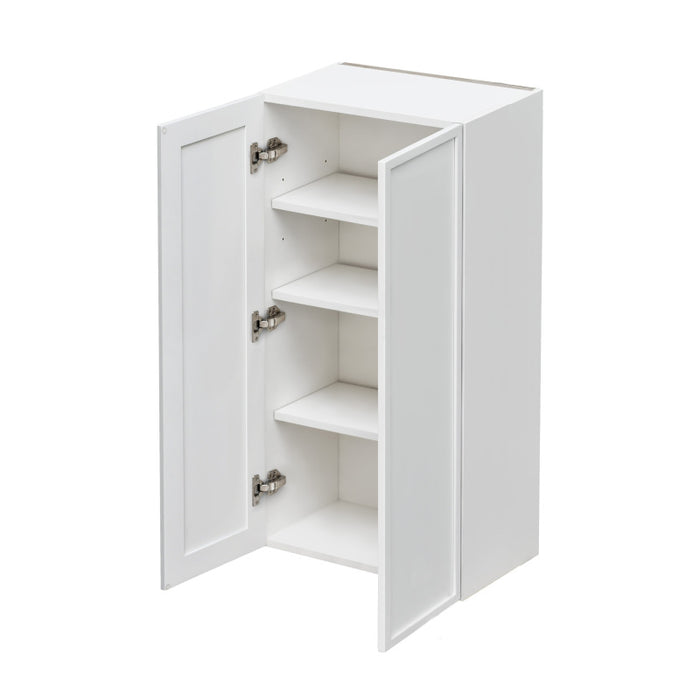 Shady White Wood Wall Cabinet 2