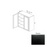 W2442 Wood Raven Wall Cabinet Raven 1