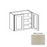 W2730 Wood White Shaker Wall Cabinet White Shaker 1