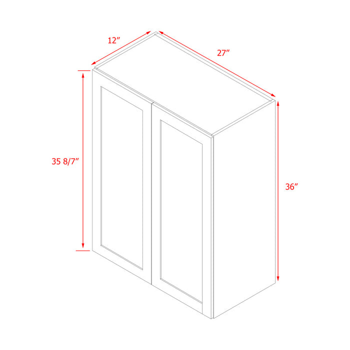 Mallorca White Wood Wall Cabinet 4