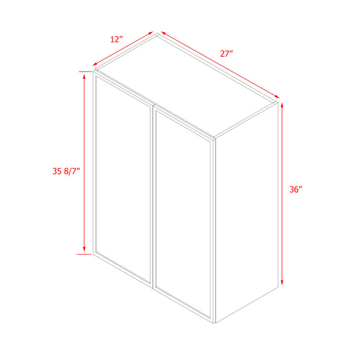 Shady White Wood Wall Cabinet 4