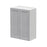 Mallorca Dolphin Gray Wood Wall Cabinet 1