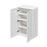 Shady White Wood Wall Cabinet 2