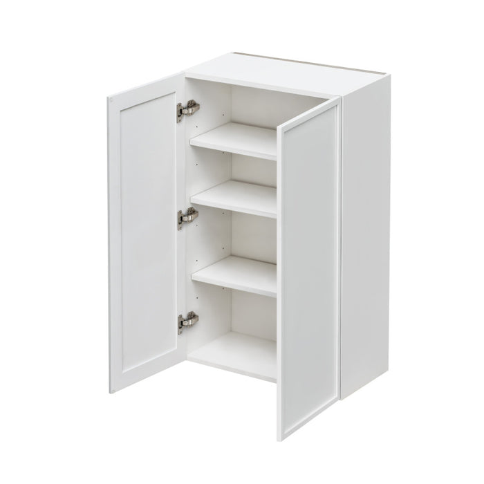 Shady White Wood Wall Cabinet 2