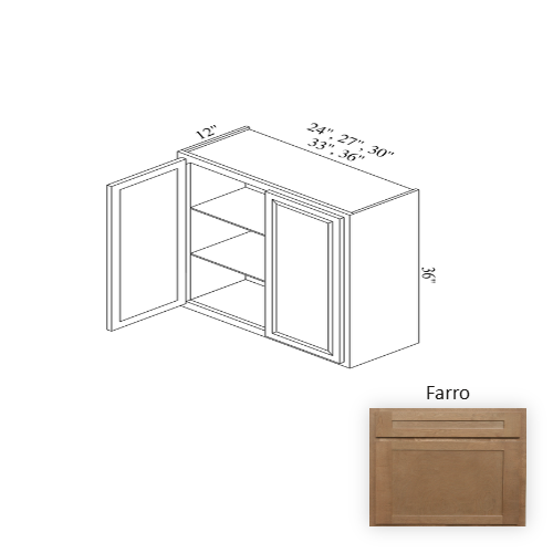 W2736 Wood Farro Wall Cabinet Farro 1