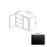 W2736 Wood Raven Wall Cabinet Raven 1