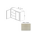 W2736 Wood White Shaker Wall Cabinet White Shaker 1