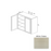 W2742 Wood White Shaker Wall Cabinet White Shaker 1