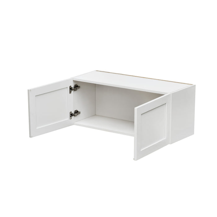 Mallorca White Wood Wall Bridge Cabinet 2